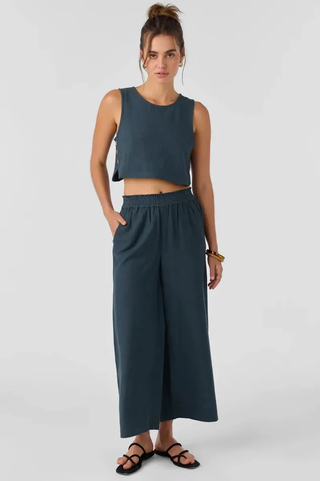 SANDERS LINEN TOP Women O039NEILL Collections