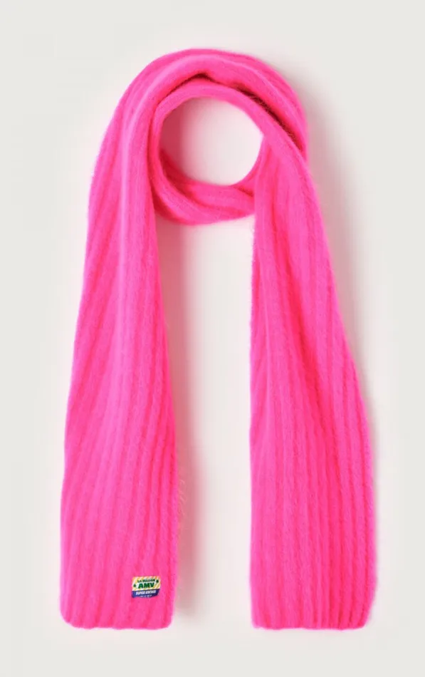 Scarf Vitow Neon Pink Melange WomenMen American Vintage Scarves And Shawls Scarf Vitow Neon Pink Melange WomenMen American Vintage Scarves And Shawls