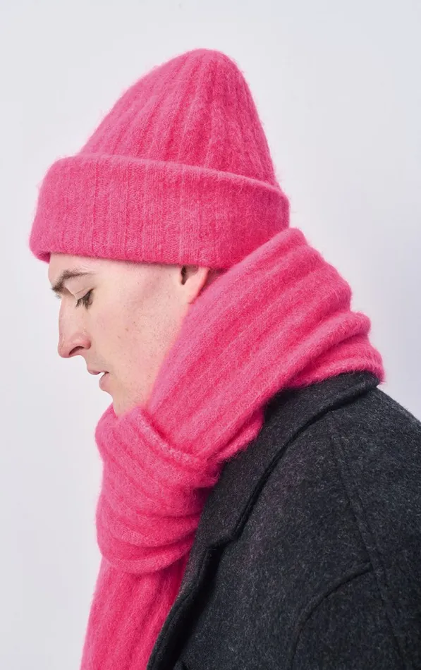 Scarf Vitow Neon Pink Melange WomenMen American Vintage Scarves And Shawls Scarf Vitow Neon Pink Melange WomenMen American Vintage Scarves And Shawls