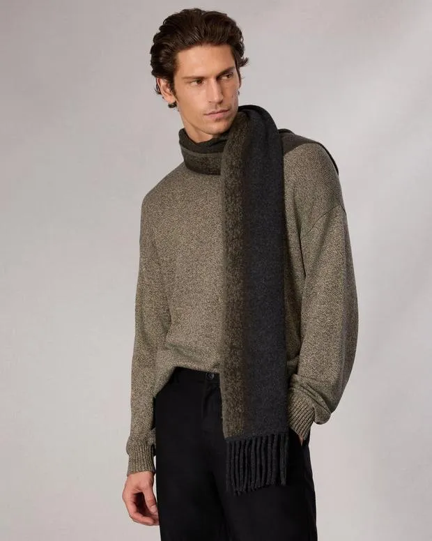 Scarves Men Rag and Bone Downing WoolBlend Scarf Green Multi