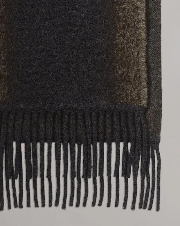 Scarves Men Rag and Bone Downing WoolBlend Scarf Green Multi
