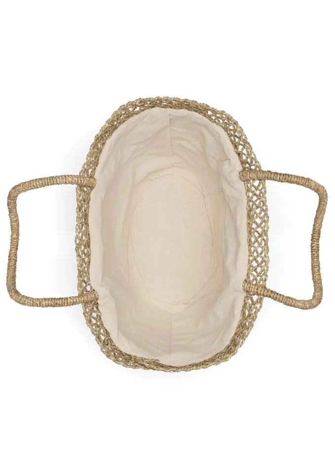 SEQUIN AND STRAW TOTE Gold Women VENUS Handbags