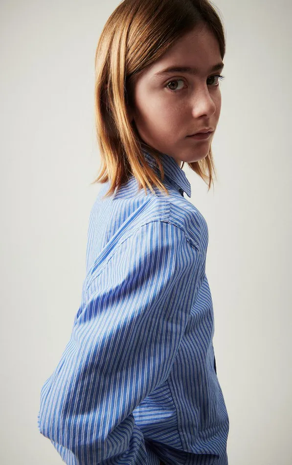 Shirt Zatybay Aqua Stripes Kids American Vintage Shirts Shirt Zatybay Aqua Stripes Kids American Vintage Shirts