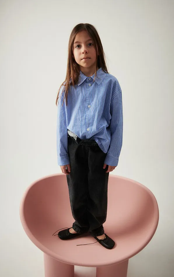 Shirt Zatybay Aqua Stripes Kids American Vintage Shirts Shirt Zatybay Aqua Stripes Kids American Vintage Shirts