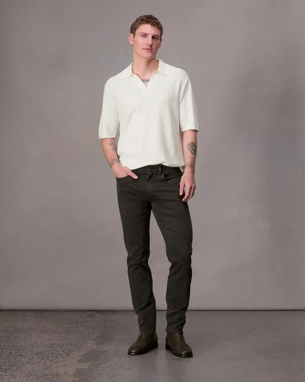 Shirts Men Rag and Bone Hayes Johnny Collar Polo Ivory