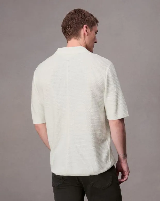 Shirts Men Rag and Bone Hayes Johnny Collar Polo Ivory