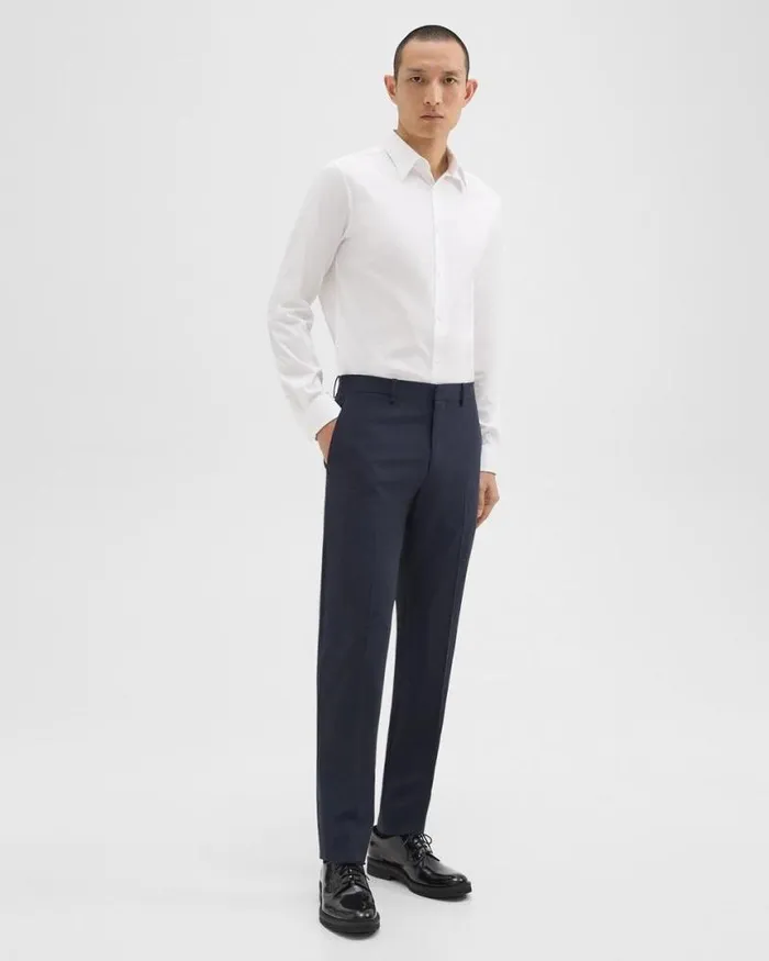Shirts Men Theory Sylvain Shirt In Good Cotton White