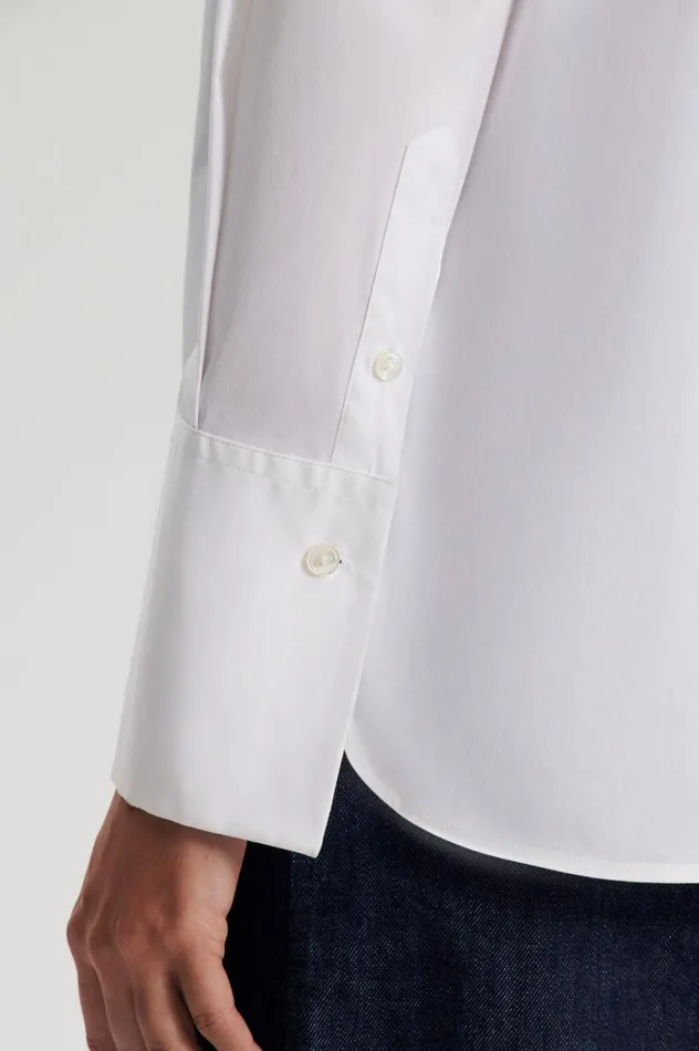 Shirts Women Scanlan Theodore COTTON SHIRT White Shirts Women Scanlan Theodore COTTON SHIRT White