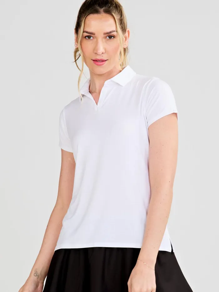 Short Sleeve TShirts Polos Women Tasc Performance Air Polo