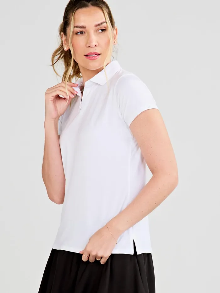 Short Sleeve TShirts Polos Women Tasc Performance Air Polo