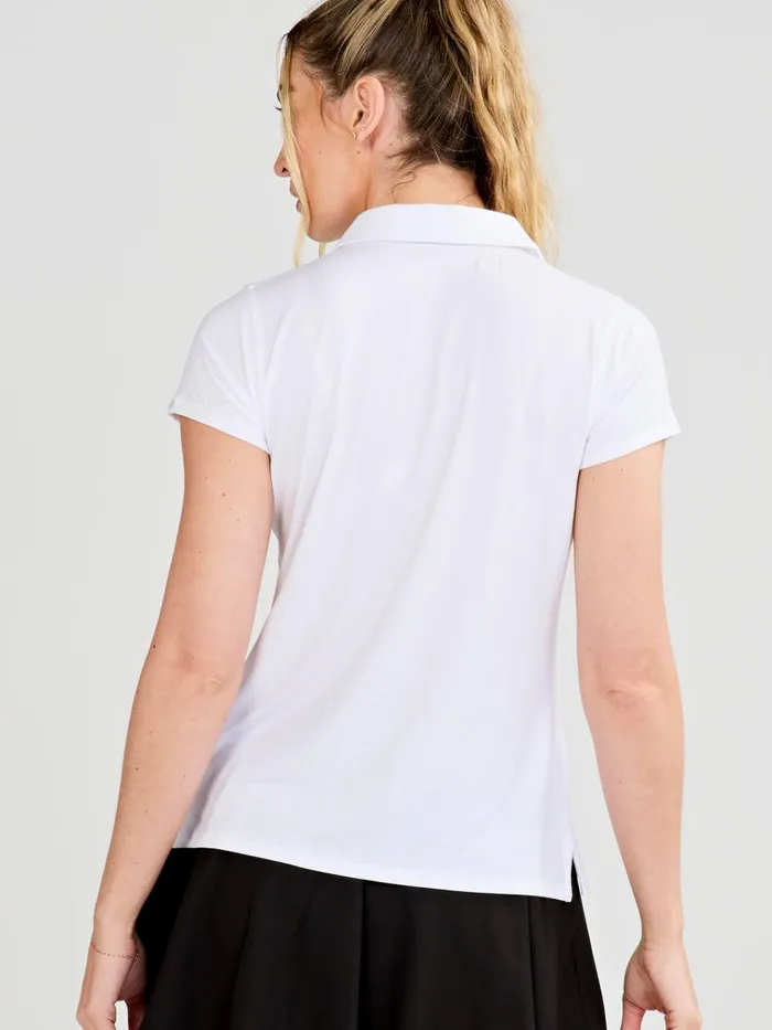 Short Sleeve TShirts Polos Women Tasc Performance Air Polo