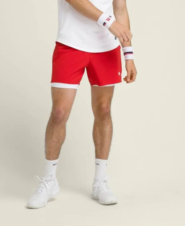 Shorts Men Wilson M Tournament Pro Short 5034 Wilson Red