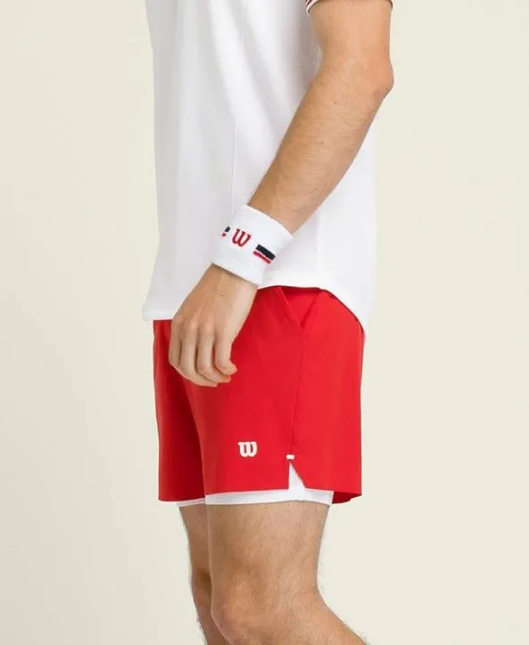 Shorts Men Wilson M Tournament Pro Short 5034 Wilson Red