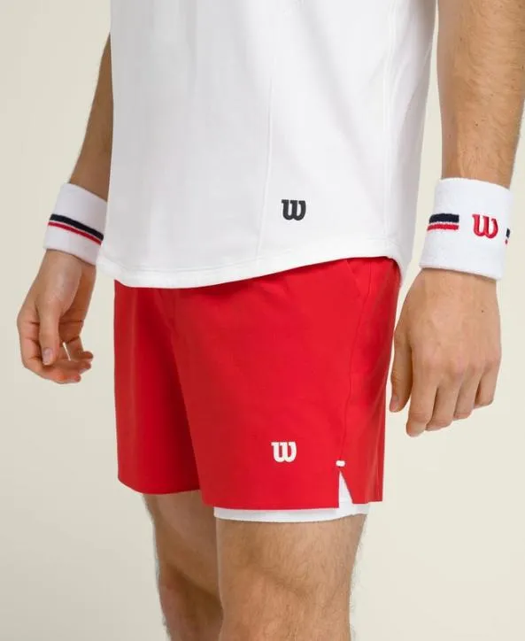 Shorts Men Wilson M Tournament Pro Short 5034 Wilson Red