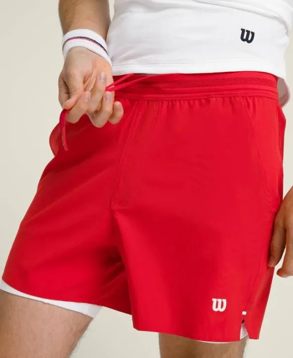 Shorts Men Wilson M Tournament Pro Short 5034 Wilson Red