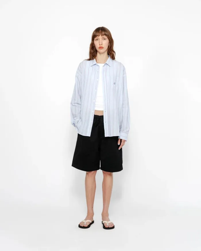 Shorts MenWomen Stussy BEACH SHORT BRUSHED COTTON Black Shorts MenWomen Stussy BEACH SHORT BRUSHED COTTON Black