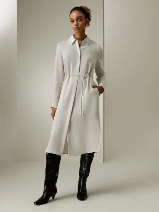 Silk Rope Tie Under Knee Dress Women Jumpsuits Lilysilk Dresses