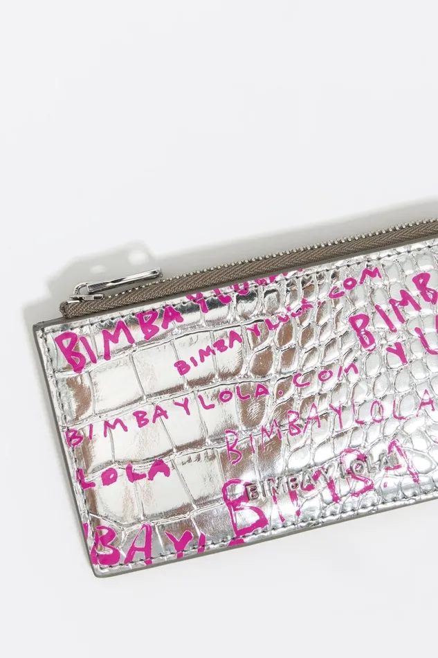 Silver Mock Croc Card Holdercoin Purse Bimbaylolacom Silver Women Bimba Y Lola Wallets And Coin Purses Silver Mock Croc Card Holdercoin Purse Bimbaylolacom Silver Women Bimba Y Lola Wallets And Coin Purses