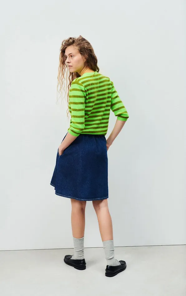 Skirt Globay Medium Brut Women American Vintage Skirts