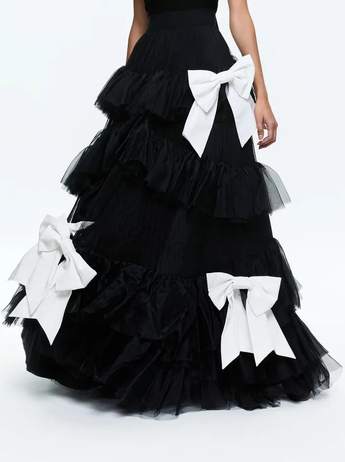 Skirts Women Alice Olivia Jessica Ballgown Skirt Blackoff White