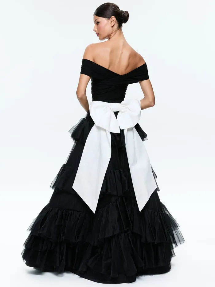 Skirts Women Alice Olivia Jessica Ballgown Skirt Blackoff White