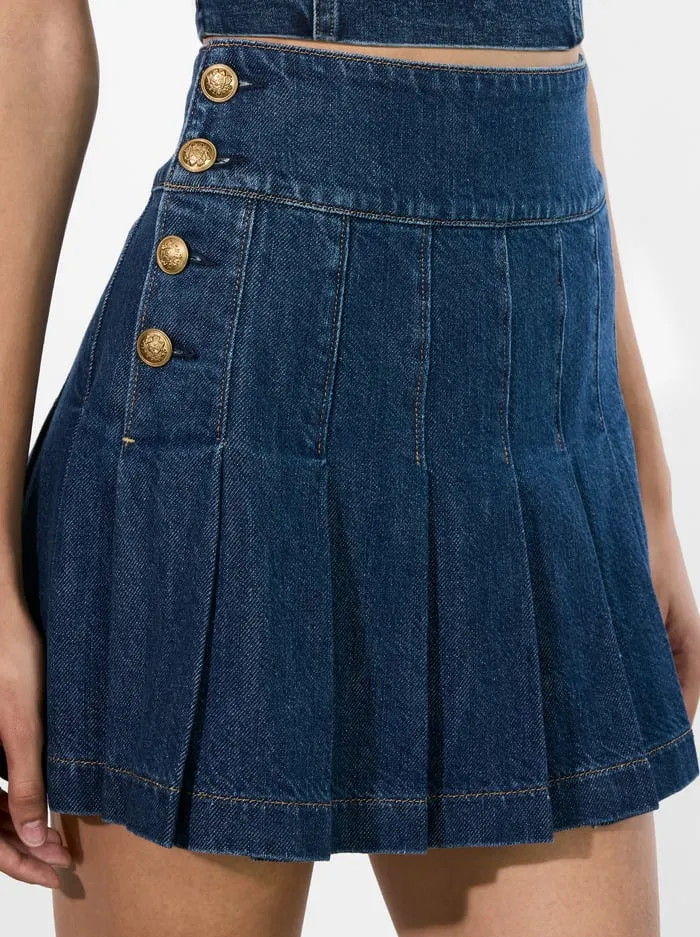 Skirts Women Alice Olivia Lanna Mini Skirt Love Train