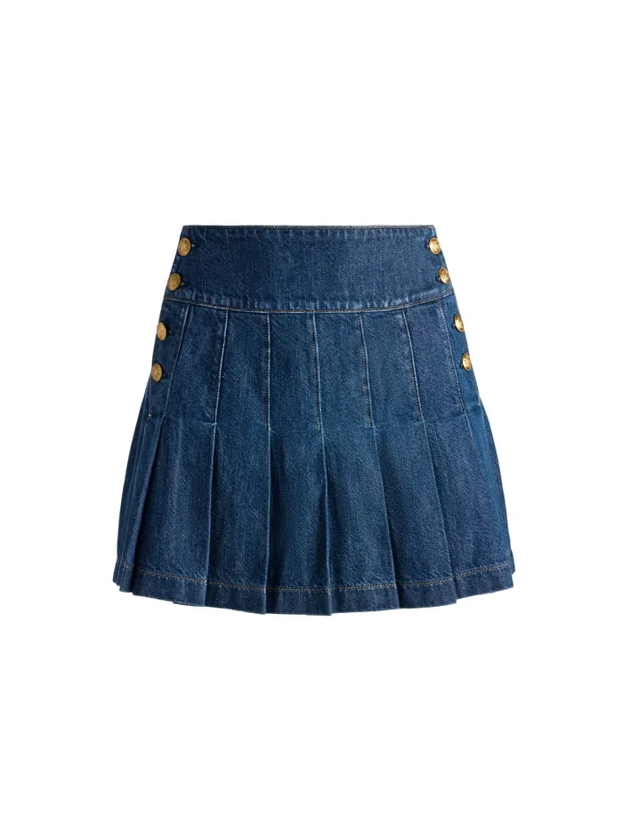 Skirts Women Alice Olivia Lanna Mini Skirt Love Train