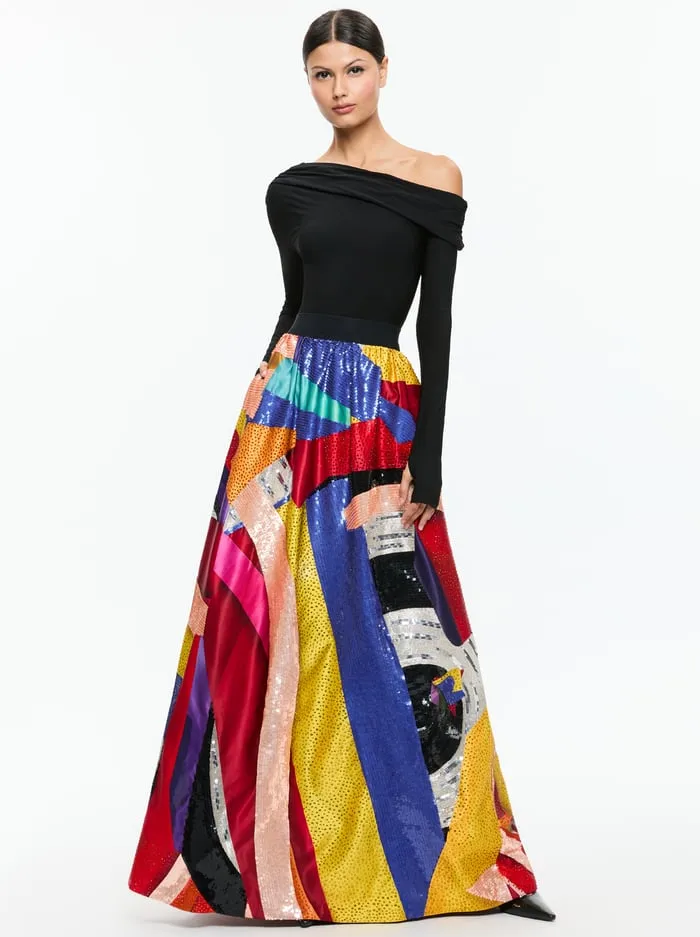 Skirts Women Alice Olivia Tom Wesselmann Tina Embellished Ballgown Skirt Limitless
