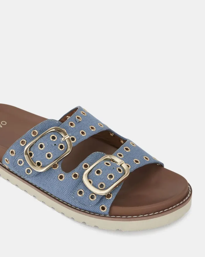 Slides SALMAR DENIM Sandals 8211 NOVO Shoes Women