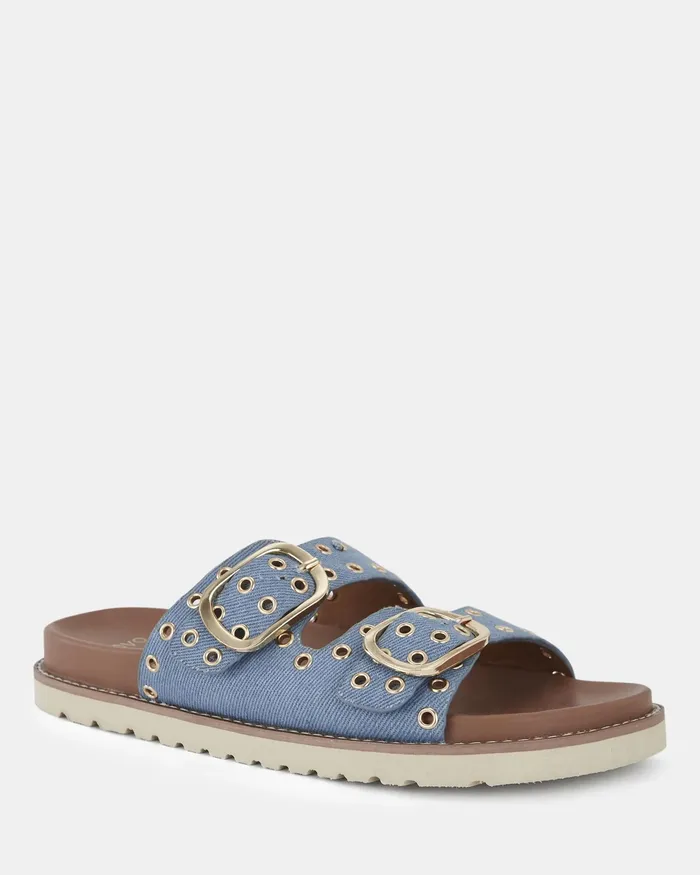 Slides SALMAR DENIM Sandals 8211 NOVO Shoes Women