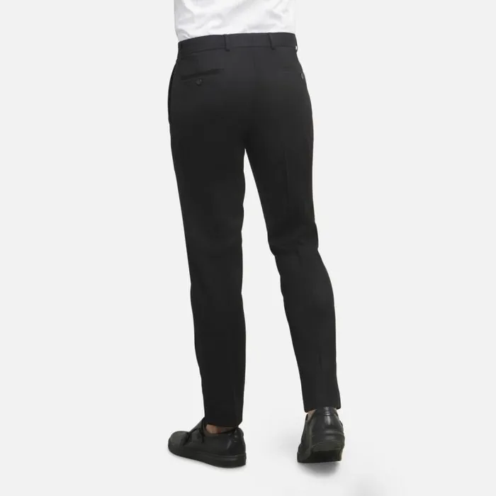 Slim Fit Suit Trousers Black Black Men Kenneth Cole Bottoms