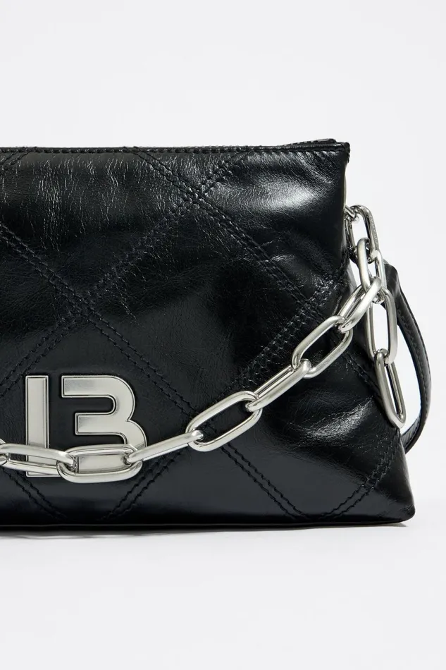 Small Black Leather Crossbody Bag Black Women Bimba Y Lola Crossbody Bags