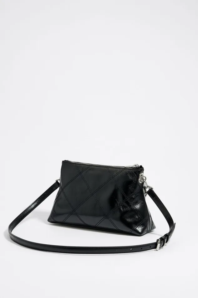 Small Black Leather Crossbody Bag Black Women Bimba Y Lola Crossbody Bags