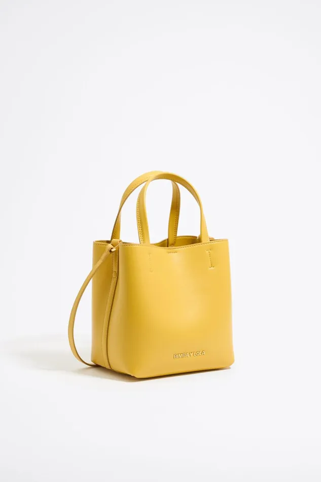 Small Yellow Leather Chihuahua Bag Yellow Women Bimba Y Lola Chihuahua Bags
