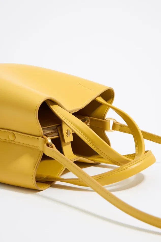 Small Yellow Leather Chihuahua Bag Yellow Women Bimba Y Lola Chihuahua Bags