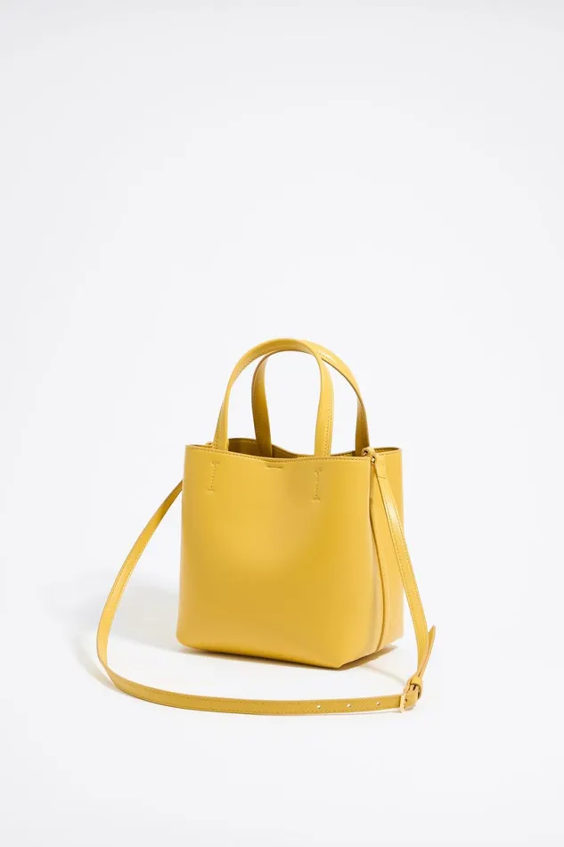 Small Yellow Leather Chihuahua Bag Yellow Women Bimba Y Lola Chihuahua Bags