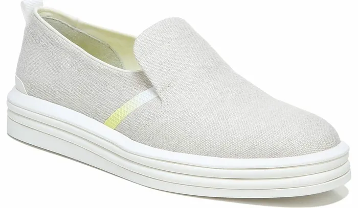 Sneakers Women Franco Sarto Franco Maldives Slip On Sneaker Putty Canvas