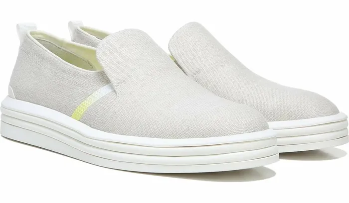 Sneakers Women Franco Sarto Franco Maldives Slip On Sneaker Putty Canvas