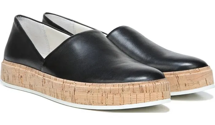 Sneakers Women Franco Sarto Sarto Derek Slip On Black Leather