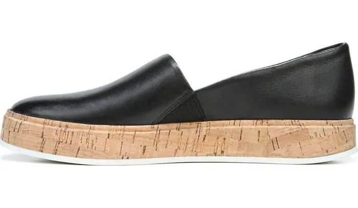 Sneakers Women Franco Sarto Sarto Derek Slip On Black Leather
