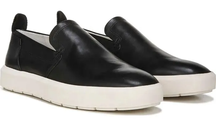 Sneakers Women Franco Sarto Sarto Prato Slip On Platform Sneaker Black Leather