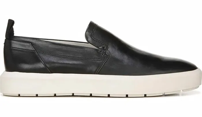 Sneakers Women Franco Sarto Sarto Prato Slip On Platform Sneaker Black Leather