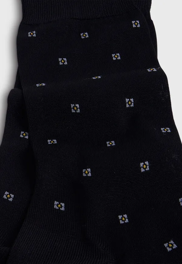 Socks Cotton Deco Motif Sock Black Paulstuart Mens Socks Cotton Deco Motif Sock Black Paulstuart Mens