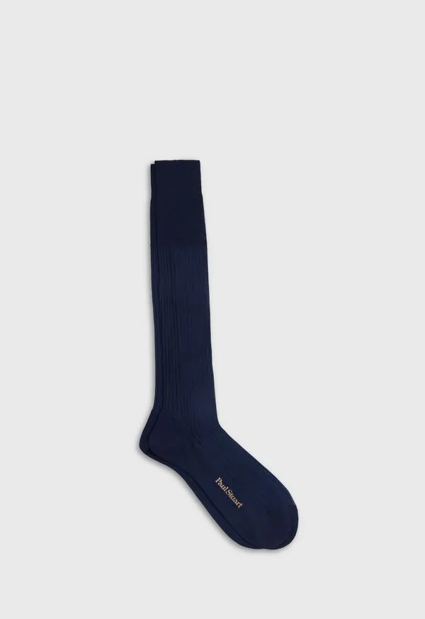 Socks Mens Paulstuart Cotton Shadow Stripe Sock BlackGrey