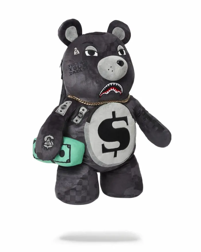SPRAYGROUND 3AM NEVER SLEEP MONEYBEAR TEDDYBEAR BACKPACK Bags