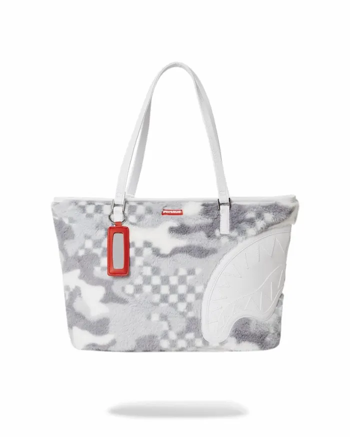 SPRAYGROUND 3AM PLUSH SWISS ALPS TOTE Bags