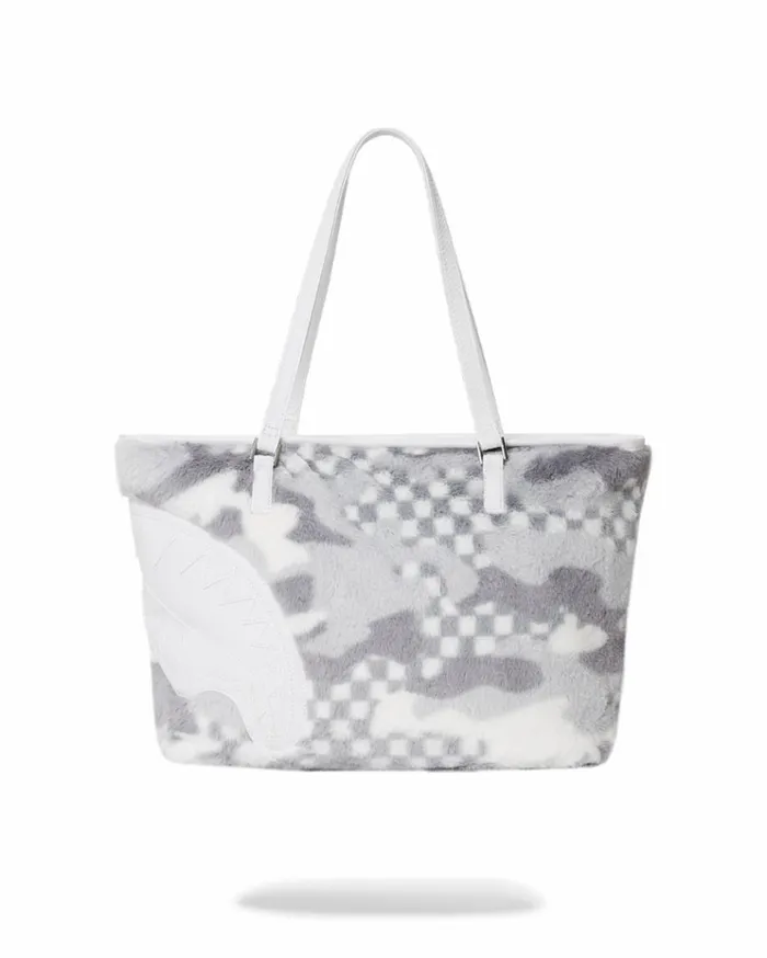 SPRAYGROUND 3AM PLUSH SWISS ALPS TOTE Bags