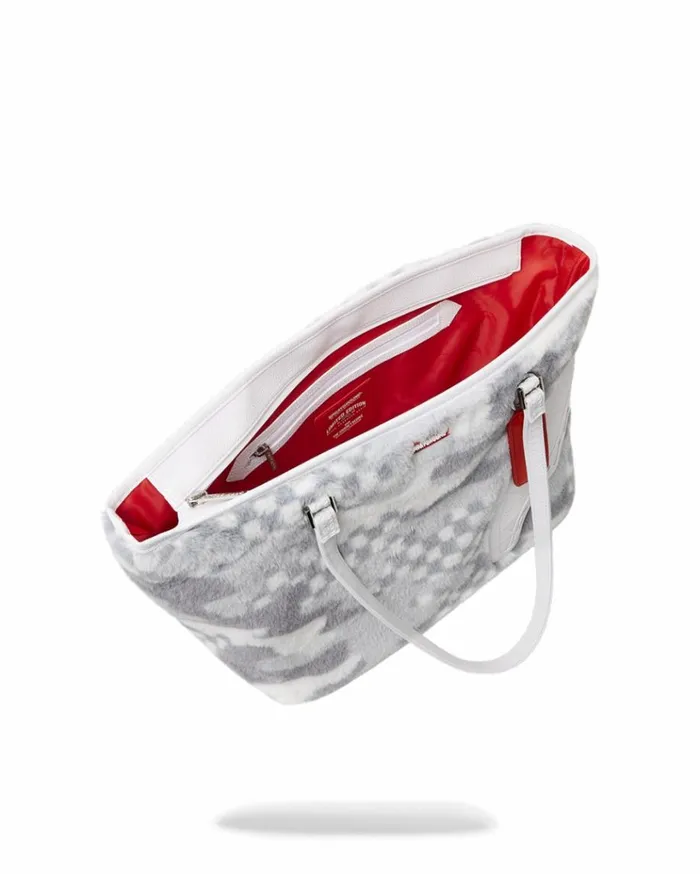 SPRAYGROUND 3AM PLUSH SWISS ALPS TOTE Bags