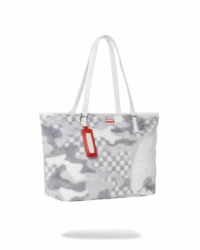 SPRAYGROUND 3AM PLUSH SWISS ALPS TOTE Bags