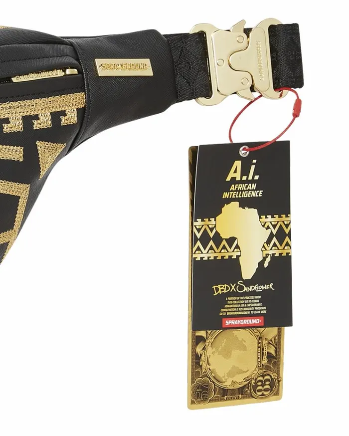 SPRAYGROUND AI8 AFRICAN INTELLIGENCE PATH TO THE FUTURE II SAVVY CROSSBODY Bags